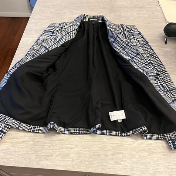 Express Plaid Blazer - Size 6 - Picture 7 of 8